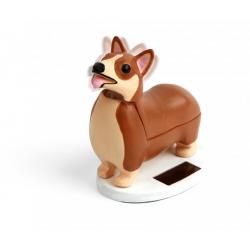 Solární pes Corgi na stůl