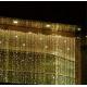 Vánoční osvětlení - světelný závěs - 3x6 m teple bílá 600 LED