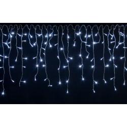 Vánoční světelný déšť 400 LED studená bílá - 10 m
