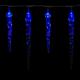 Vánoční dekorativní osvětlení - rampouchy - 40 LED modrá