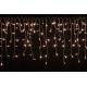 Vánoční světelný déšť 200 LED teple bílá - 5 m