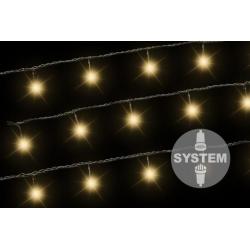 diLED světelný řetěz - 100 LED teple bílá