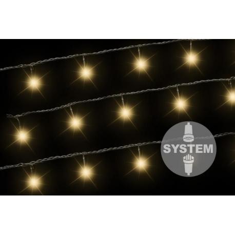 diLED světelný řetěz - 100 LED teple bílá