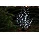 Dekorativní LED osvětlení - strom s květy 1,5 m - studená bílá