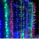 Vánoční osvětlení - světelný závěs - 3x6 m barevná 600 LED