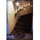 Vánoční dekorace - světelná pyramida stromek - 180 cm teple bílá