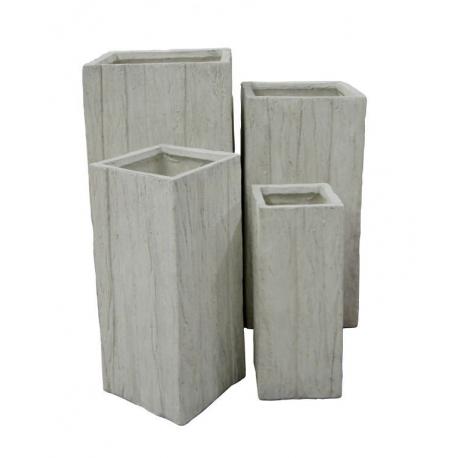 Květináč G21 Fossil Tube - 40x 80 x 40 cm