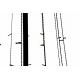 Vánoční dekorace - světelná pyramida stromek - 240 cm teple bílá