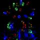 Vánoční osvětlení 5 m - barevné 50 LED na BATERIE ovladač