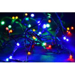 Vánoční LED řetěz - 20 m, 200 LED, barevný