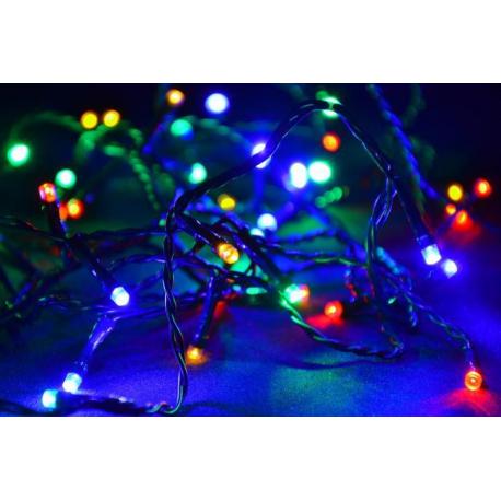 Vánoční LED řetěz - 20 m, 200 LED, barevný
