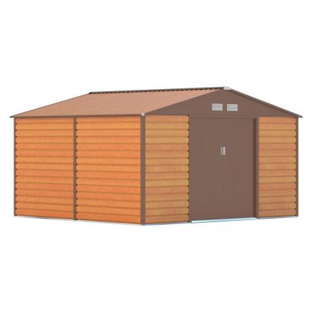 Zahradní domek G21 GAH 1085 - 340 x 319 cm, hnědý