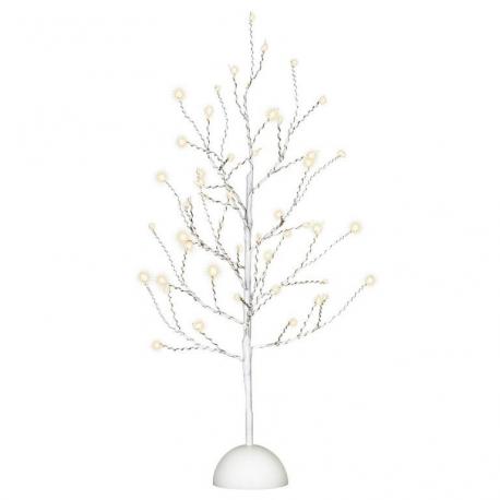 Dekorativní LED světelný strom s 48 LED, 60 cm - bílý