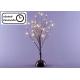 Dekorativní LED světelný strom s 32 LED, 40 cm - černý