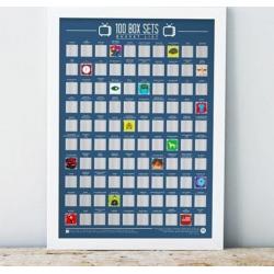 Stírací plakát 100 televizních sérií - Bucket list