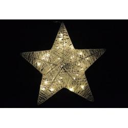 Vánoční dekorace - vánoční hvězda - 35 cm, 30 LED diod