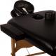 Přenosné masážní lehátko DELUXE MOVIT černé 185 x 80 cm