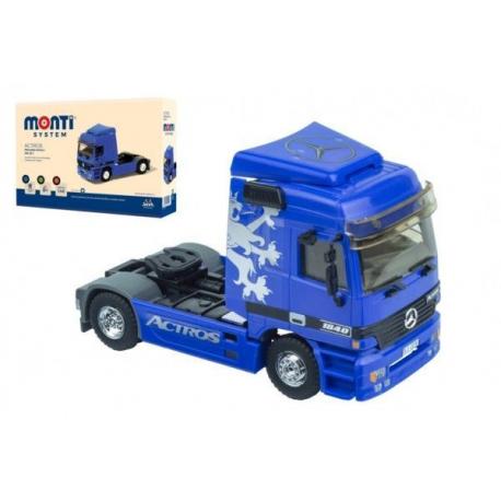 Stavebnice Monti 53.1 Tahač Mercedes Actros L-MS 1:48 v krabici 22x15x6cm