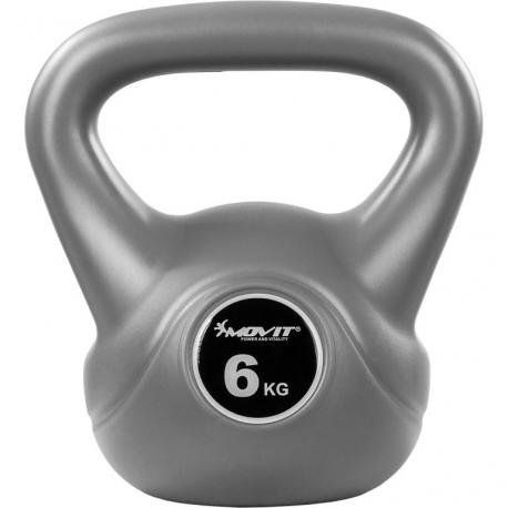 Kettlebell činka šedá - 6 kg