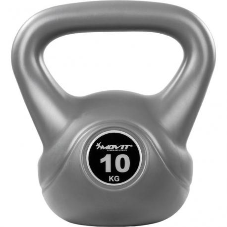 Kettlebell činka šedá - 10 kg