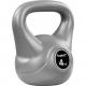 Kettlebell činka šedá - 4 kg