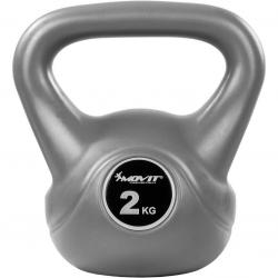 Kettlebell činka šedá - 2 kg