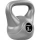 Kettlebell činka šedá - 2 kg
