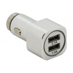 Kovový adaptér na nabíjení -  2 x USB