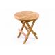 Divero dětský odkládací sklopný stolek z teakového dřeva