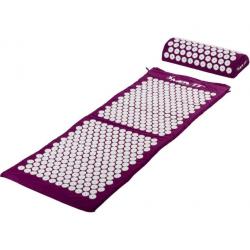 Akupresurní podložka s polštářem MOVIT 130 x 50 cm - fialová