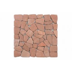 Mramorová mozaika Garth- červená / terakota obklady 1 m2