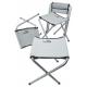 Set kemping DOUBLE šedý, 4 židličky