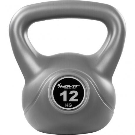 Kettlebell činka šedá - 12 kg