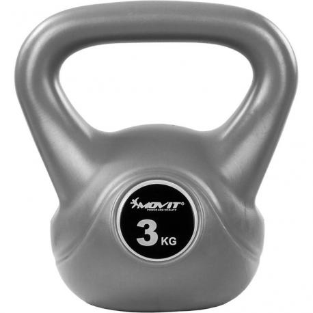 Kettlebell činka šedá-  3 kg