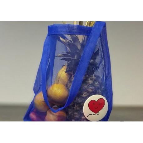 Sáčkovka taška nákupní - modrá