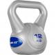 MOVIT Kettlebell činka - 12 kg, šedá/tmavě modrá