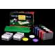 Pokerový set - žetony 200ks v plechové dóze