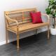 DIVERO zahradní dřevěná lavička - 119 cm
