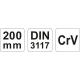 Klíč nastavitelný 200 mm CrV