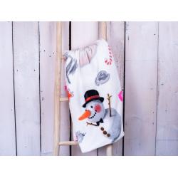 Deka z mikrovlákna 150 x 200 cm – Snowman