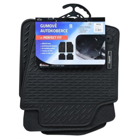 Koberce gumové s fixací Perfect Fit P5, sada 4 kusů