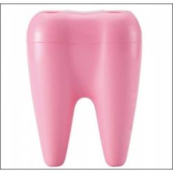Zubní držák kartáčků, růžová