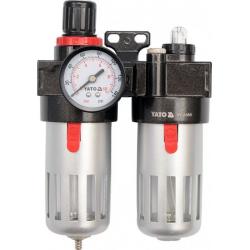 Regulátor tlaku vzduchu s filtrem a přimazáváním 1/4&quot 
