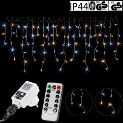 VOLTRONIC světelný déšť - 200 LED, teplá/studená bílá