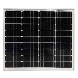 Fotovoltaický solární panel, 50 W - monokrystalický