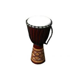 Africký buben Djembe, 70 cm - ručně řezaný
