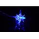 Vánoční LED osvětlení - modré hvězdy, 4 m