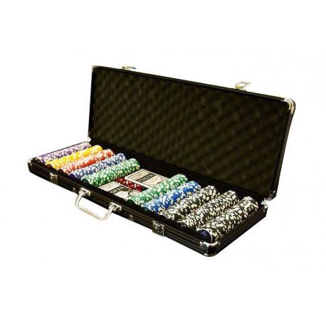 Poker set 500 ks 5-1000 OCEAN BLACK EDITION