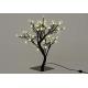 Dekorativní LED strom s květy, teple bílý