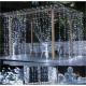 Vánoční světelný závěs - 3x3 m, 300 LED, studeně bílý